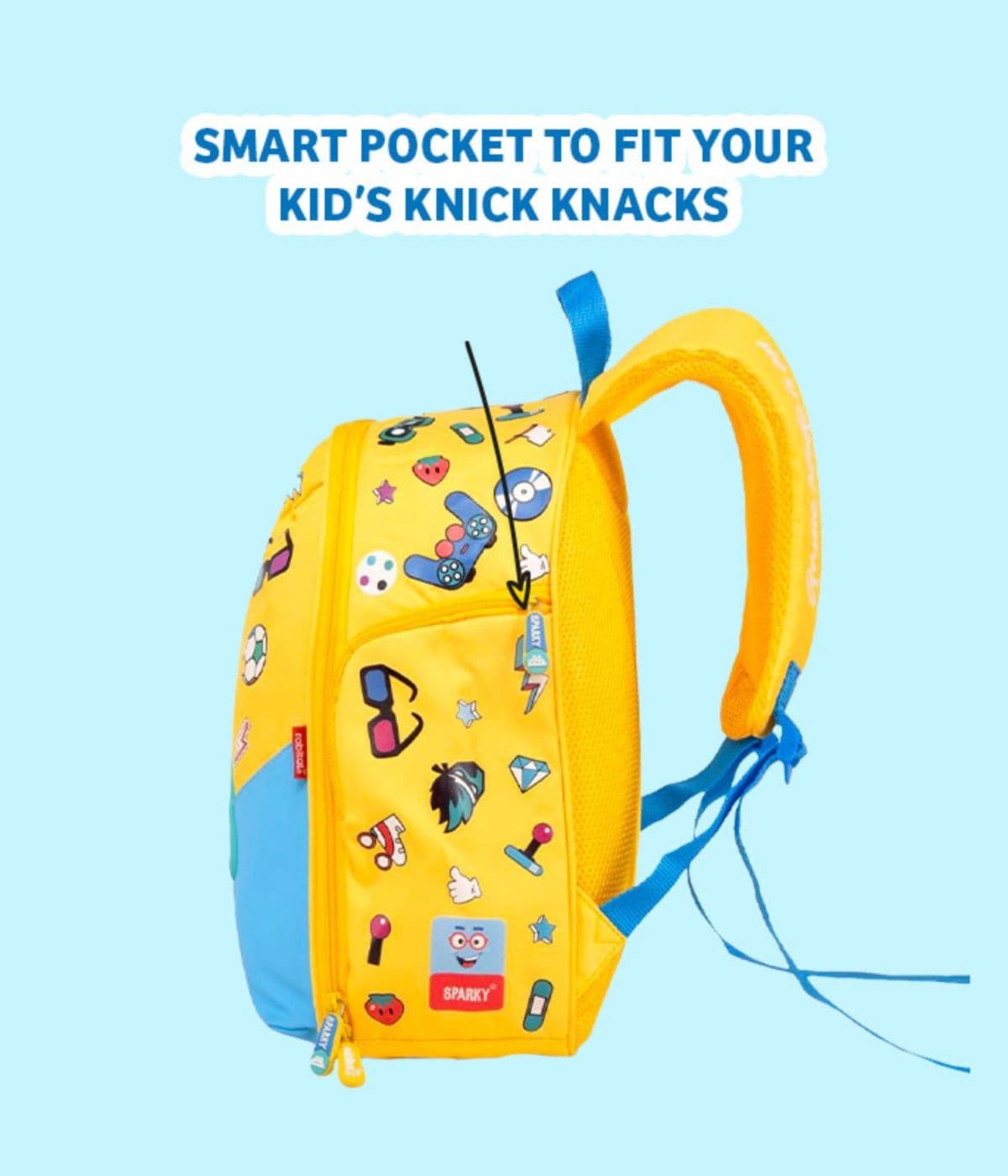 Smash Big Kid School Bags, 4-8yrs