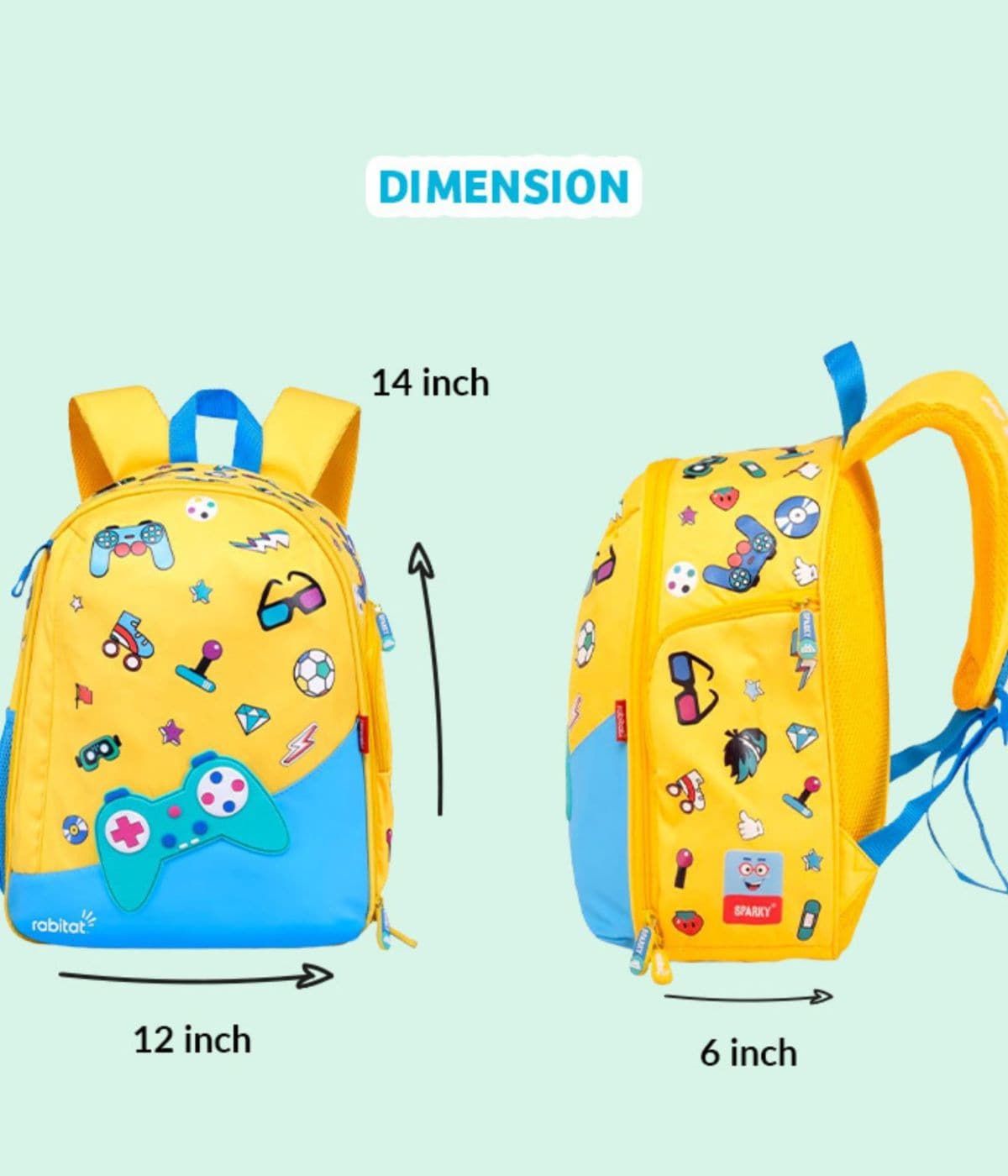 Smash Big Kid School Bags, 4-8yrs