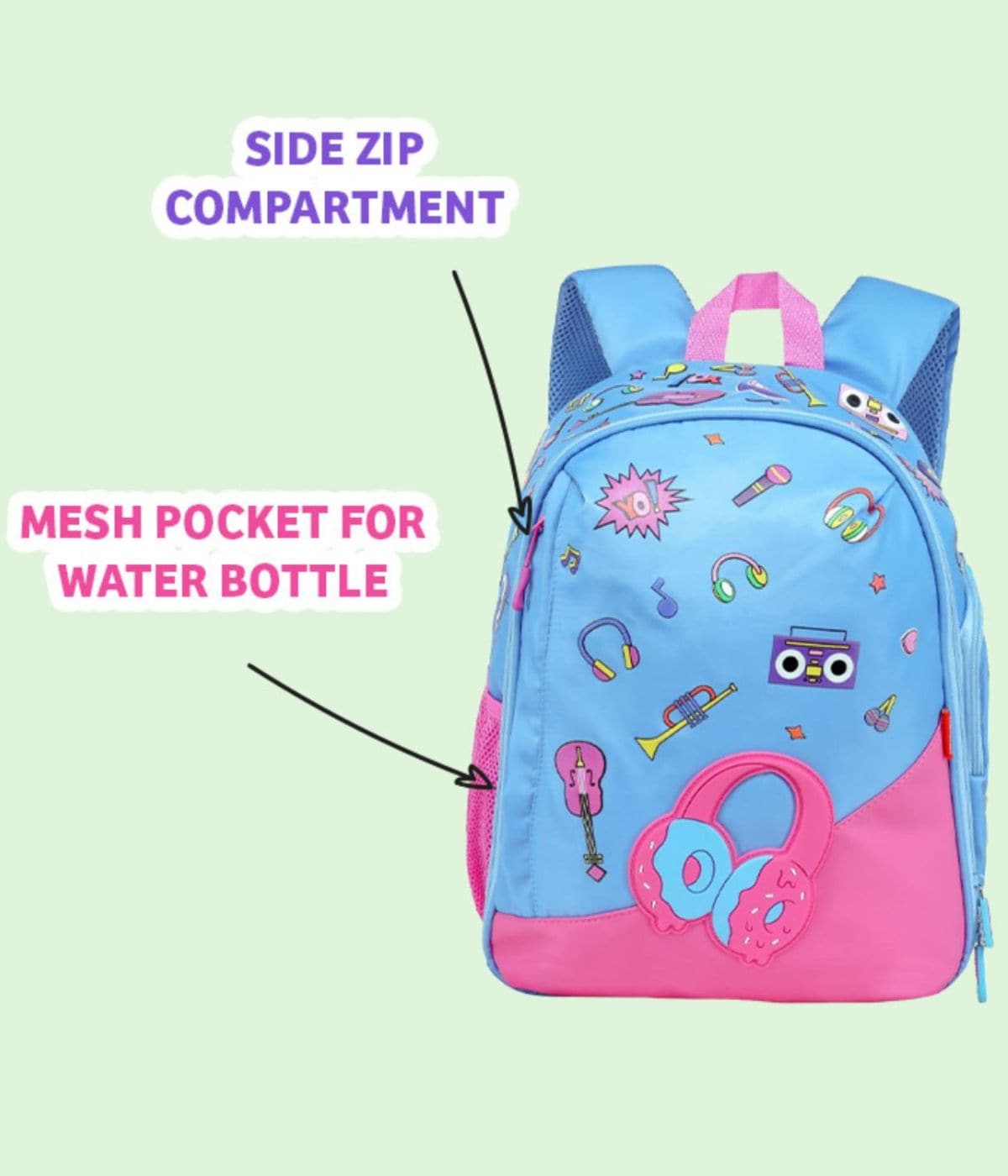 Smash Big Kid School Bags, 4-8yrs
