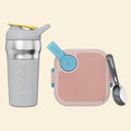 Grey + Peach