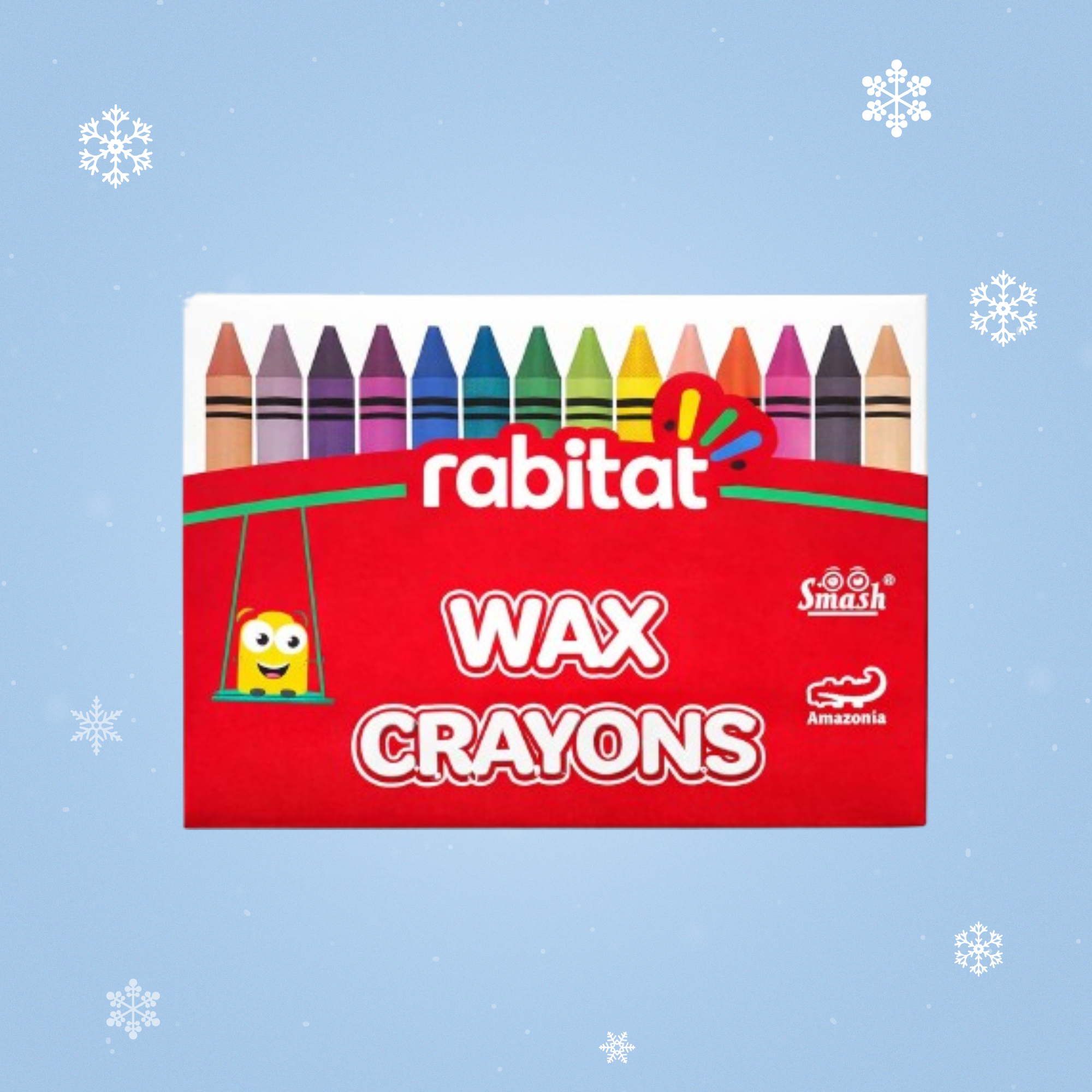 Rabitat Wax Crayons - 13 Sticks