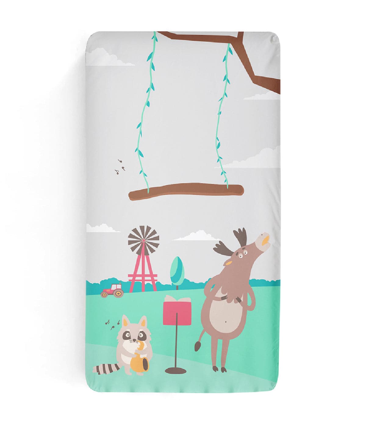 10 Pc Dream Bag Organic Baby Bedding Set
