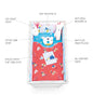 10 Pc Dream Bag Organic Baby Bedding Set