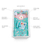 10 Pc Dream Bag Organic Baby Bedding Set