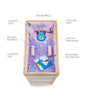 10 Pc Dream Bag Organic Baby Bedding Set