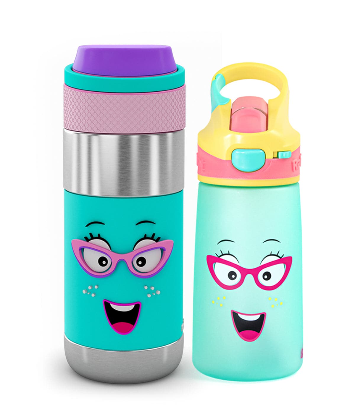 Tale of two bottles Combo (1 Snap Lock Sipper Bottle + 1 Clean Lock Insulated Stainless Steel Bottle)