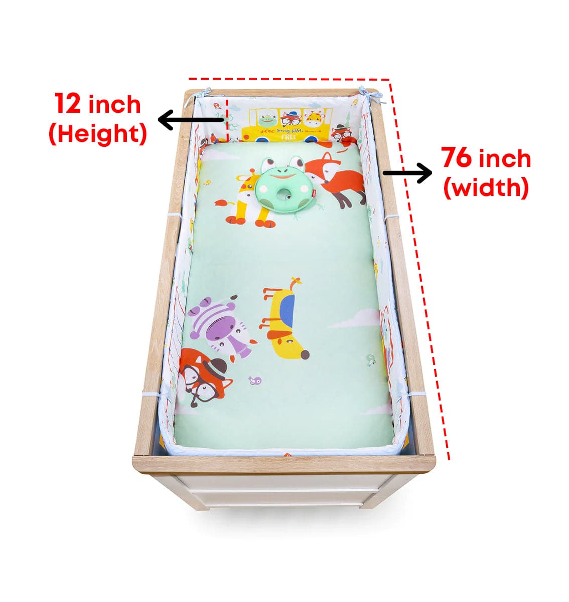 Rabitat Crib Bumpers (Set of 2)