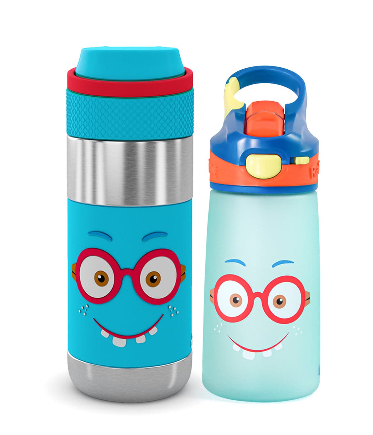 Tale of two bottles Combo (1 Snap Lock Sipper Bottle + 1 Clean Lock Insulated Stainless Steel Bottle)