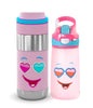 Tale of two bottles Combo (1 Snap Lock Sipper Bottle + 1 Clean Lock Insulated Stainless Steel Bottle)