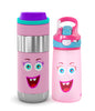 Tale of two bottles Combo (1 Snap Lock Sipper Bottle + 1 Clean Lock Insulated Stainless Steel Bottle)
