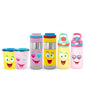 Less is bore combo (2 Clean Lock Insulated Stainless Steel Bottles + 2 Snap Lock Sipper Bottles + 2 Better Cups with Training Lid)