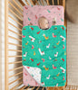 All Weather Quilt + Organic Cotton Flat Crib Sheet Combo