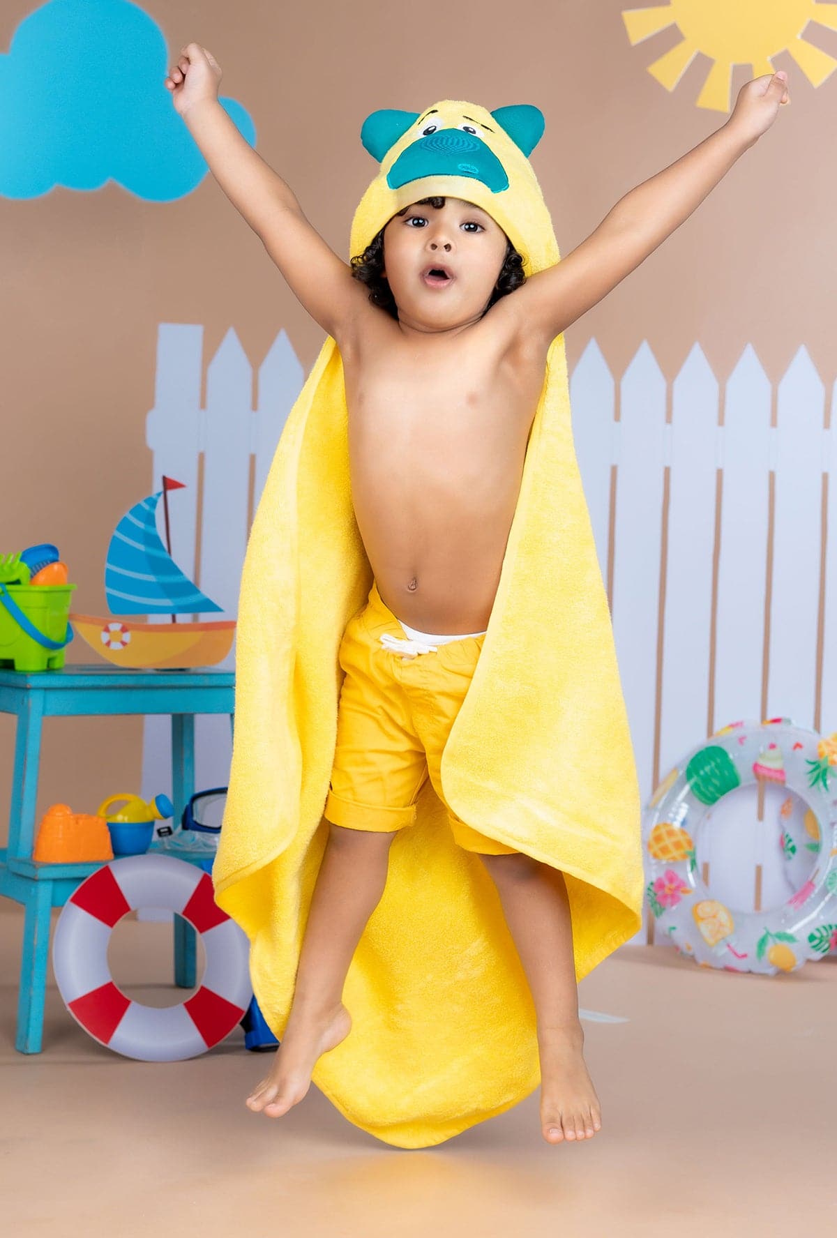 Rabitat kids hooded bath towel