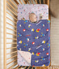 All Weather Quilt + Organic Cotton Flat Crib Sheet Combo