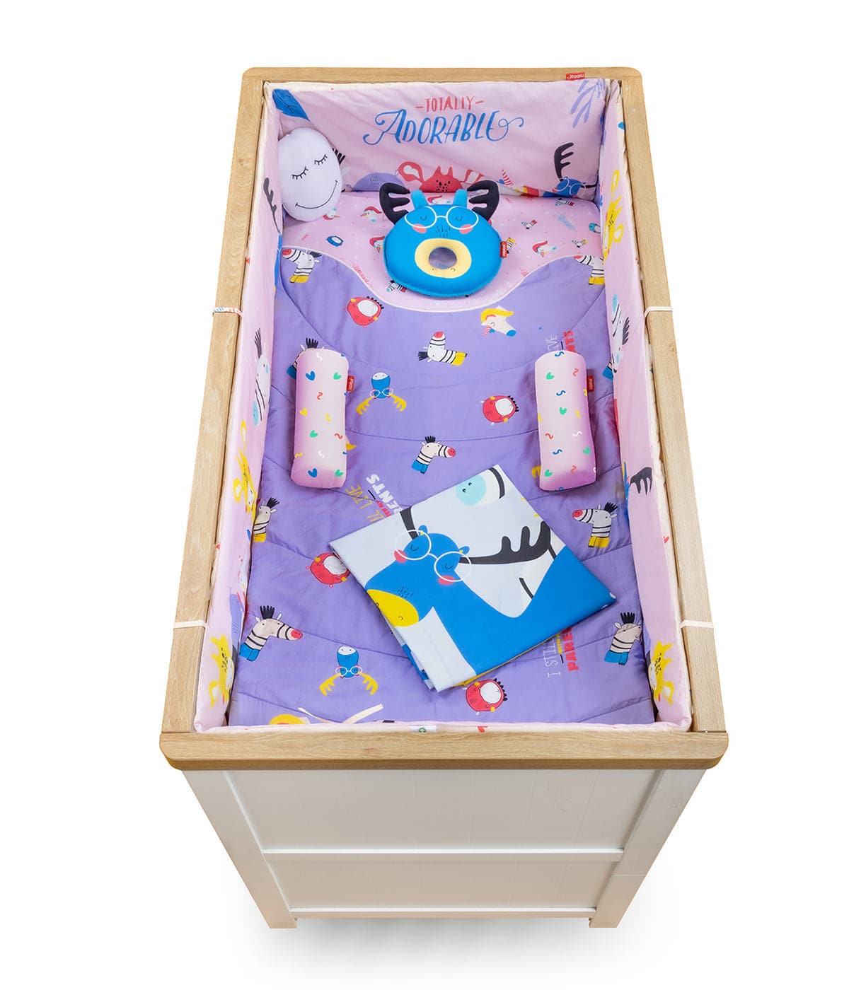 10 Pc Dream Bag Organic Baby Bedding Set