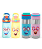 More the merrier combo (2 Clean Lock Insulated Stainless Steel Bottles + 2 Snap Lock Sipper Bottles)