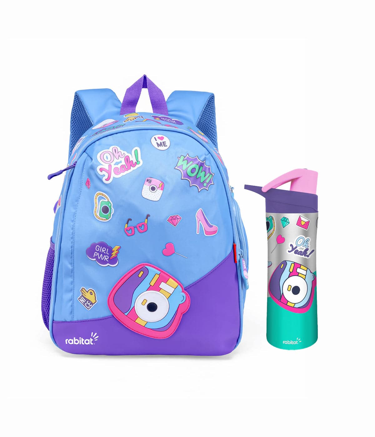 Nutripack Combo (Smash Big kid School Bag + Nutrilock Insulated Stainless Steel Bottle)