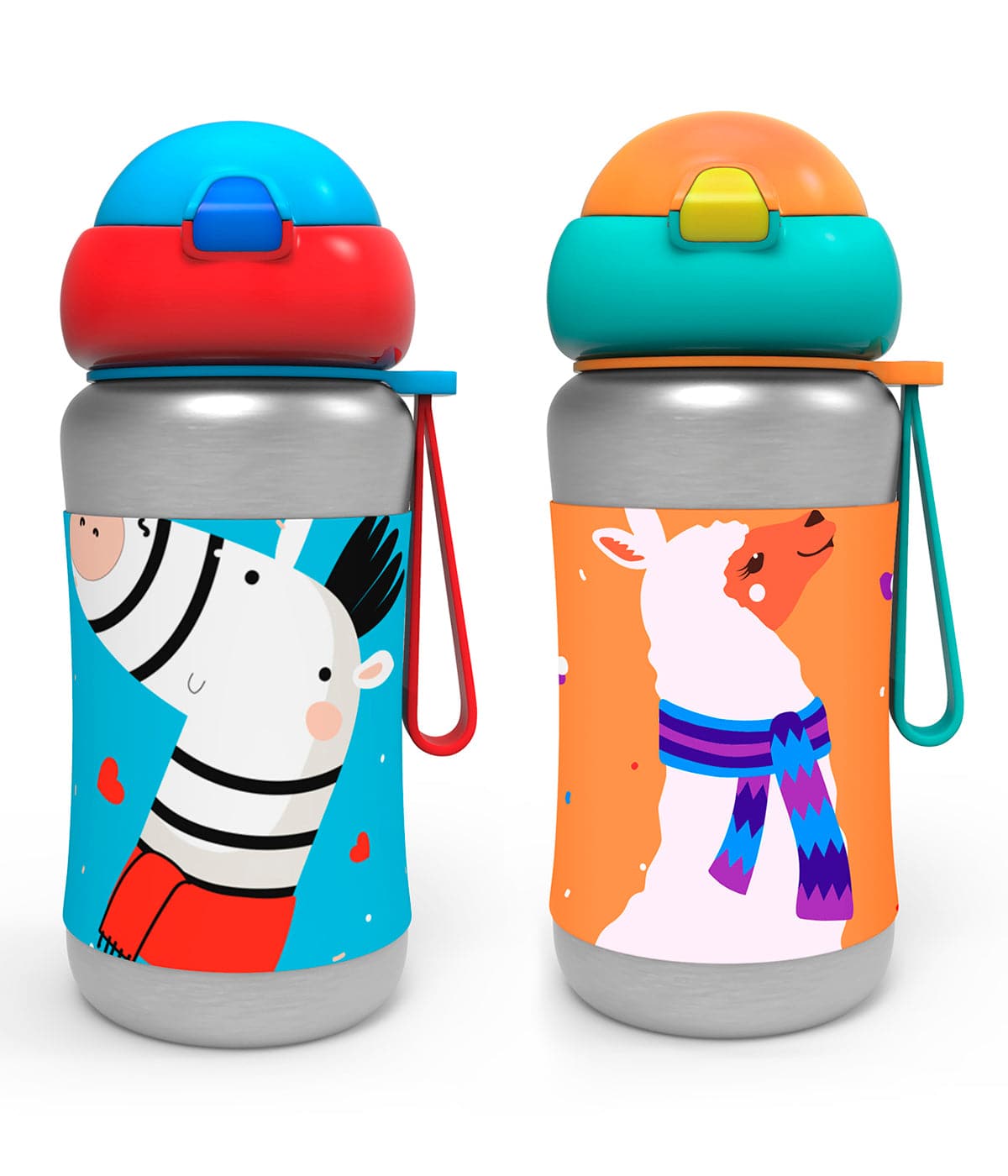 Combo pack of Amazonia sports sipper water bottles