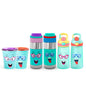 Less is bore combo (2 Clean Lock Insulated Stainless Steel Bottles + 2 Snap Lock Sipper Bottles + 2 Better Cups with Training Lid)