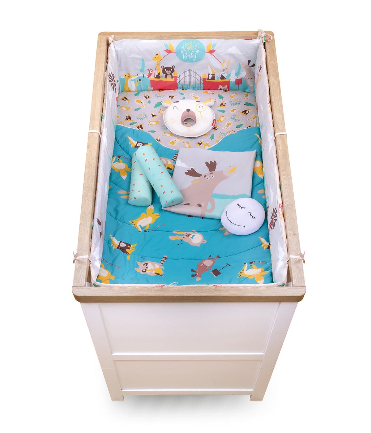 10 Pc Dream Bag Organic Baby Bedding Set