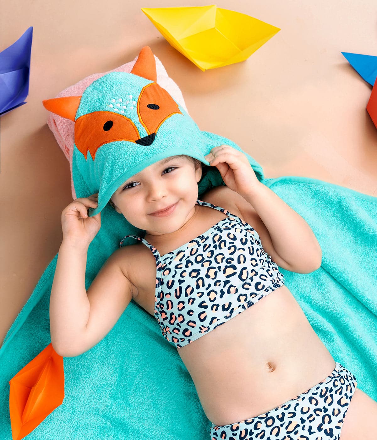 Rabitat kids hooded bath towel
