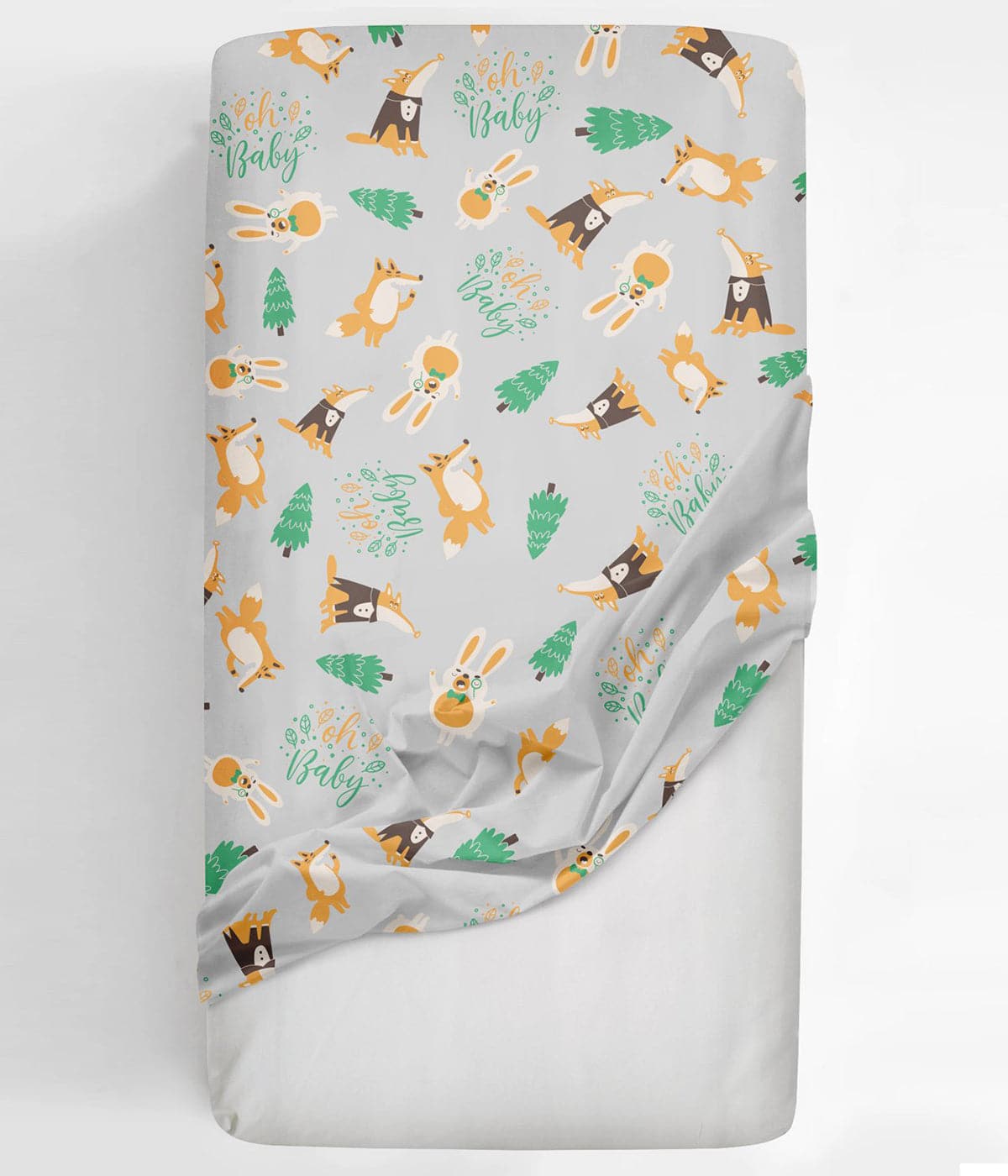 All Weather Quilt + Organic Cotton Flat Crib Sheet Combo