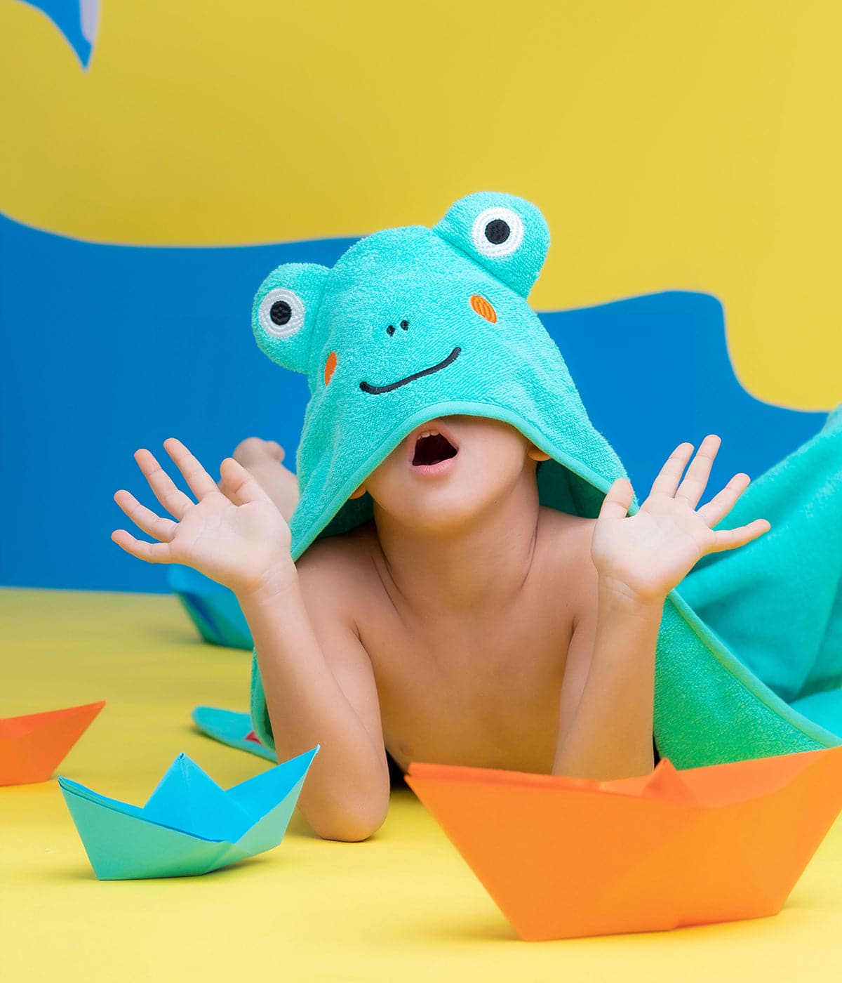 Rabitat kids hooded bath towel