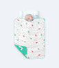 Load image into Gallery viewer, All Weather Quilt + Organic Cotton Flat Crib Sheet Combo
