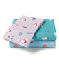 100% Organic Cotton Flat Crib Sheets Pack of 3 (Full Size)