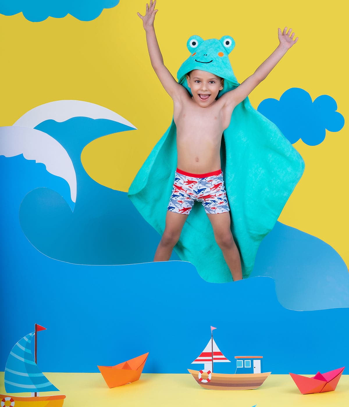 Rabitat kids hooded bath towel