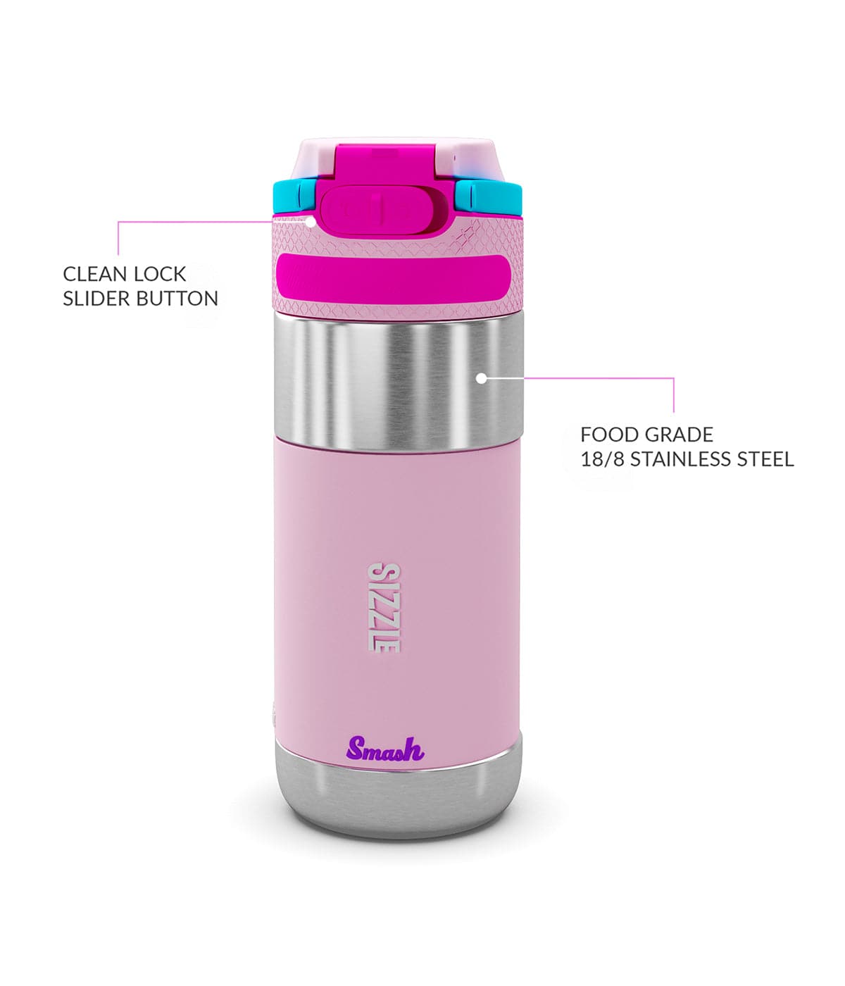 Pack of steel Combo (1 Better Cup with Training Lid + 1 Clean Lock Insulated Stainless Steel Bottle)