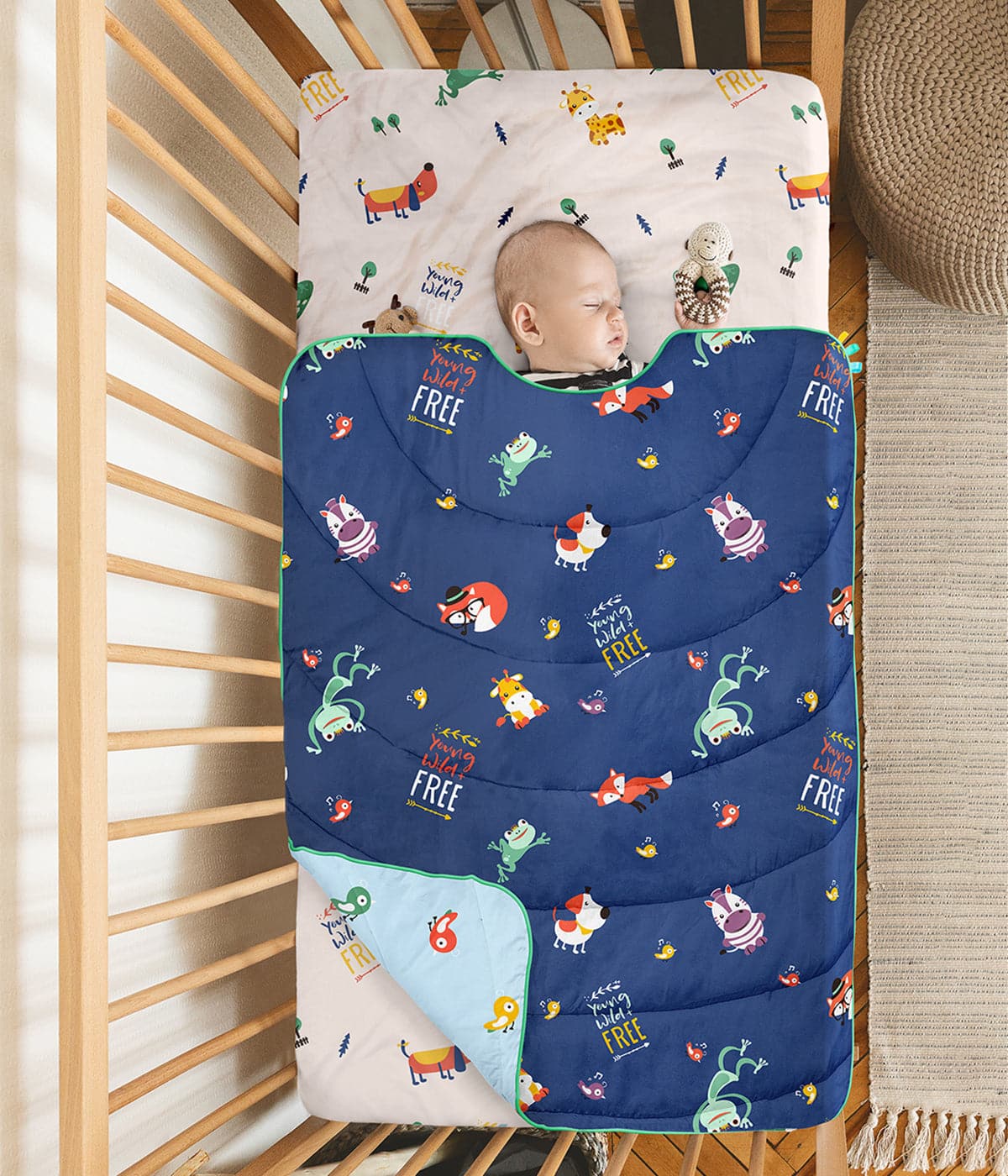 Rabitat Organic Cotton All Weather Baby Quilt