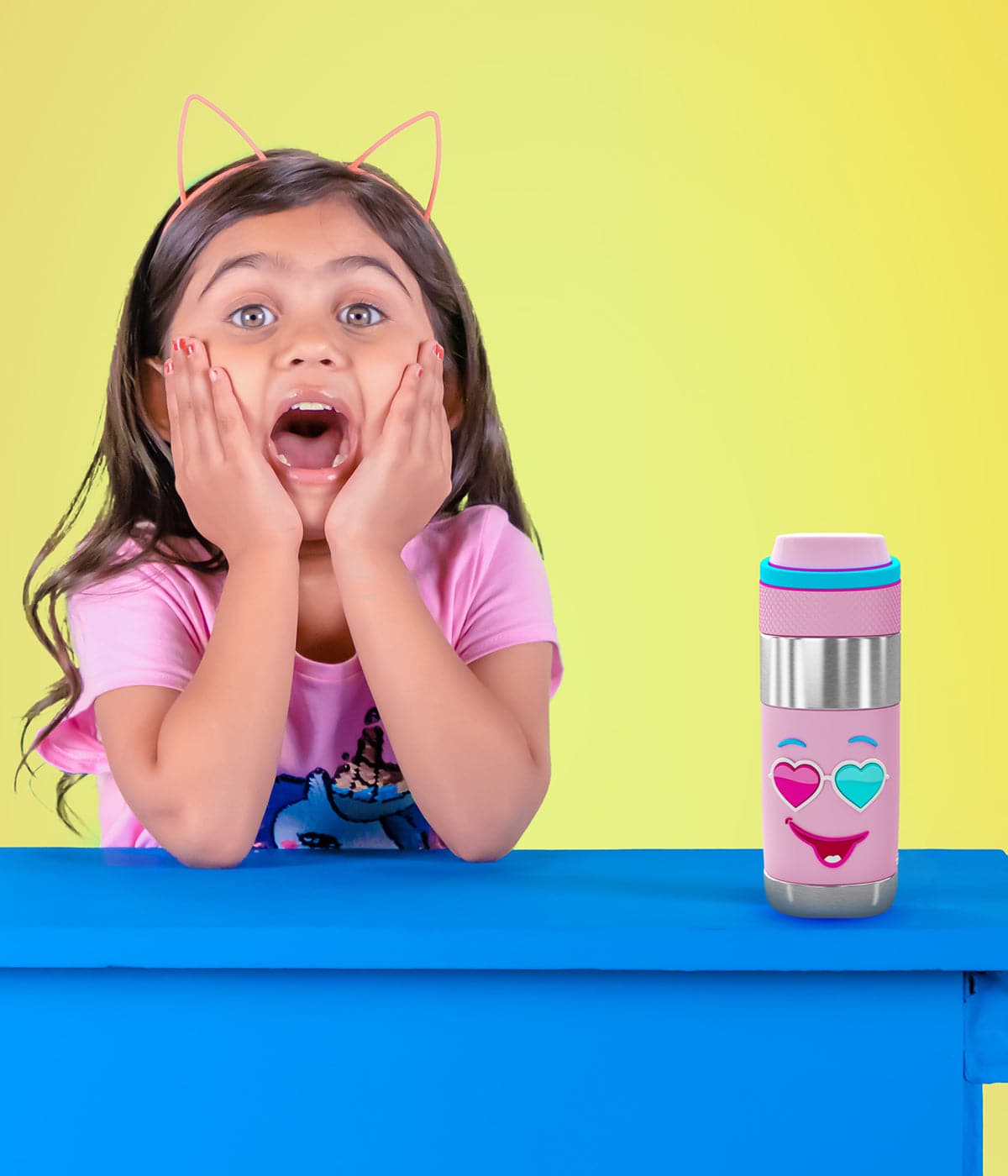 Essential Combo Steel (1 Smash Kids School bag + 1 Better Cup with Training Lid + 1 Clean Lock Insulated Stainless Steel Bottle)