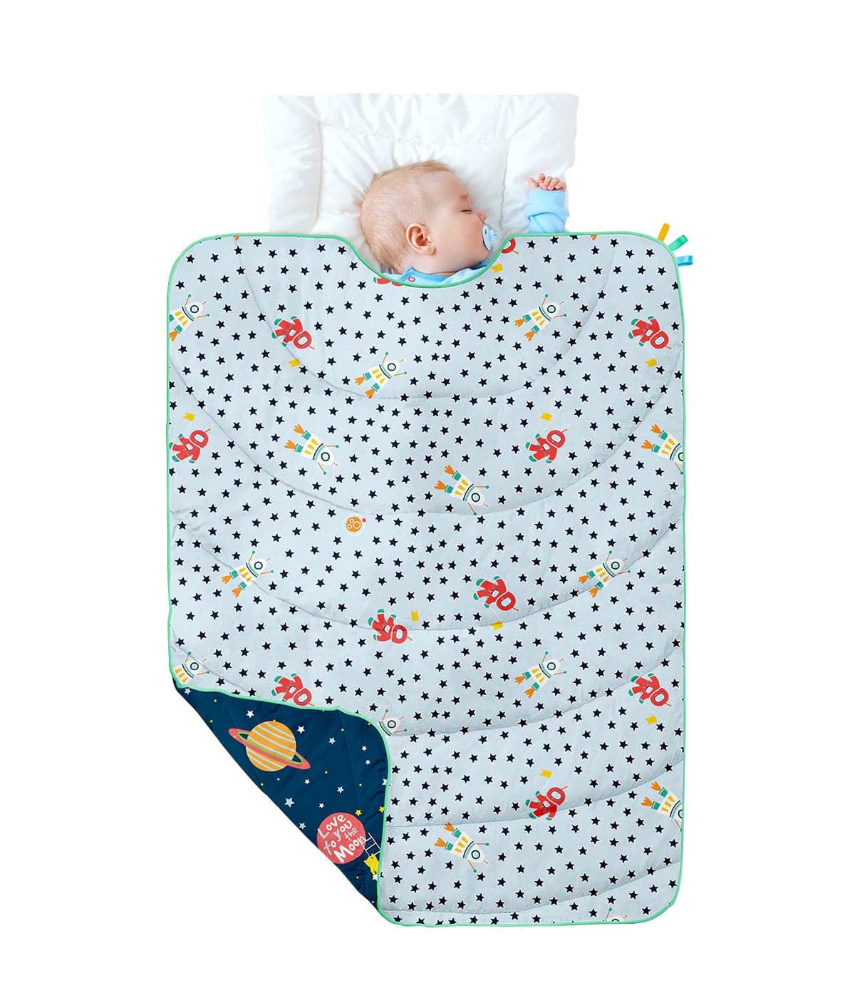 10 Pc Dream Bag Organic Baby Bedding Set