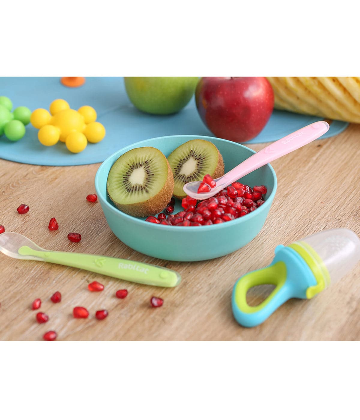 Rabitat silicone spoons for babies & toddlers