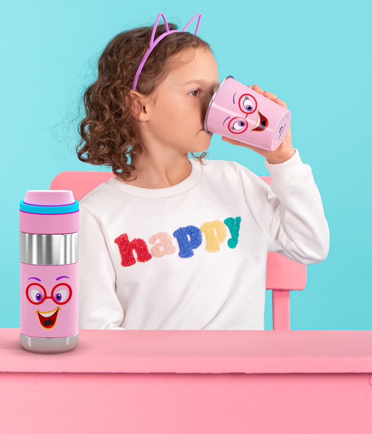 Essential Combo Steel (1 Smash Kids School bag + 1 Better Cup with Training Lid + 1 Clean Lock Insulated Stainless Steel Bottle)