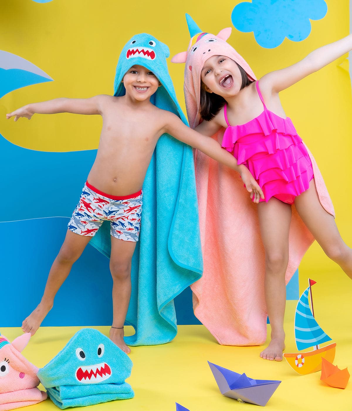 Rabitat kids hooded bath towel