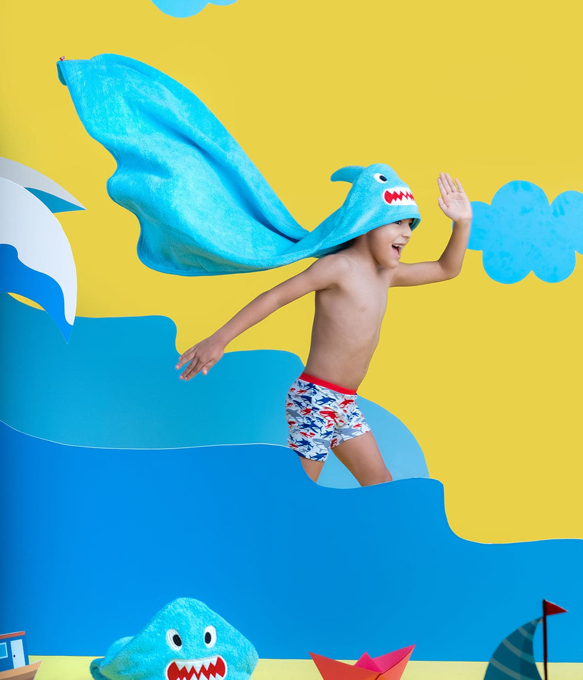 Rabitat kids hooded bath towel