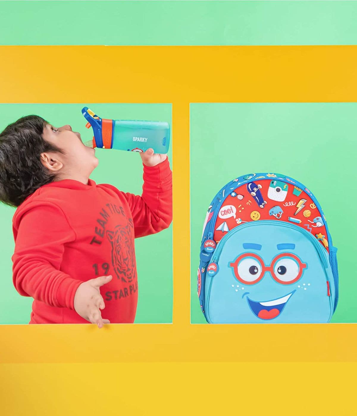 Study Buddy Combo (Smash School Pack + Cleanlock Stainless Steel Bottle)