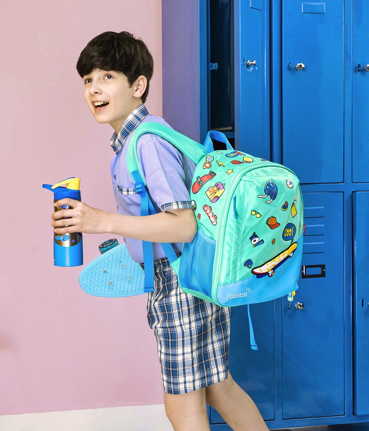Nutripack Combo (Smash Big kid School Bag + Nutrilock Insulated Stainless Steel Bottle)