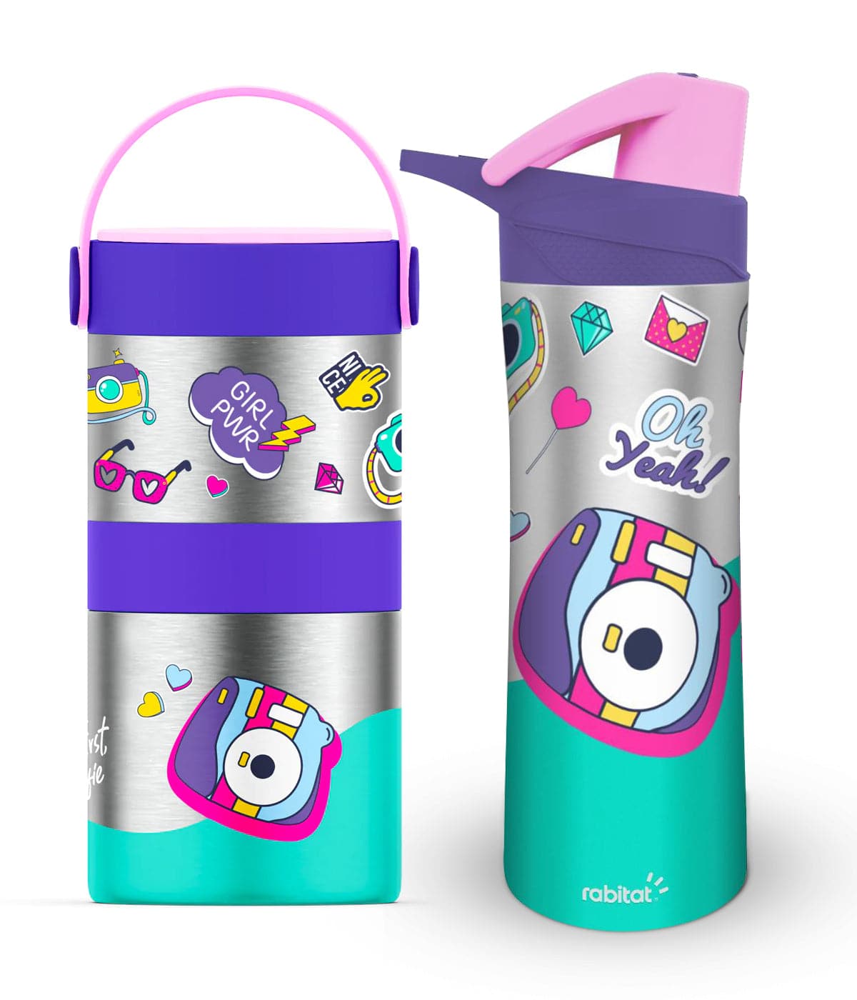 Picnic Set (Meal Mate Max Food Jar + Nutrilock Insulated Bottle)
