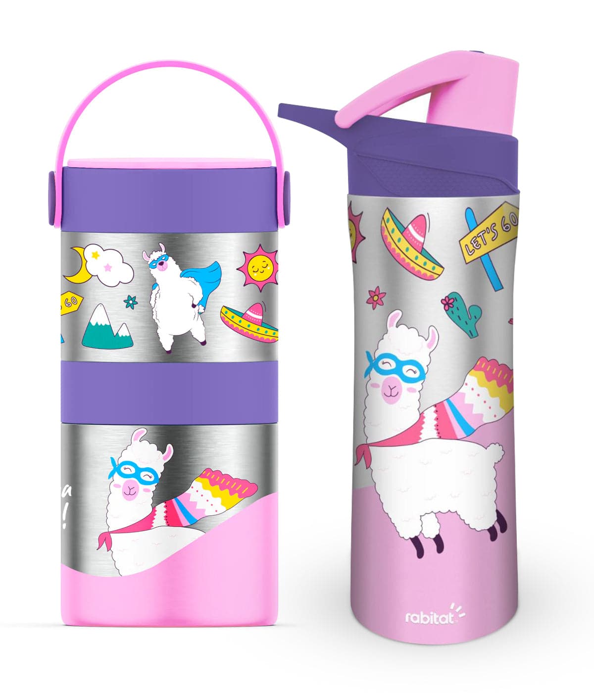 Picnic Set (Meal Mate Max Food Jar + Nutrilock Insulated Bottle)