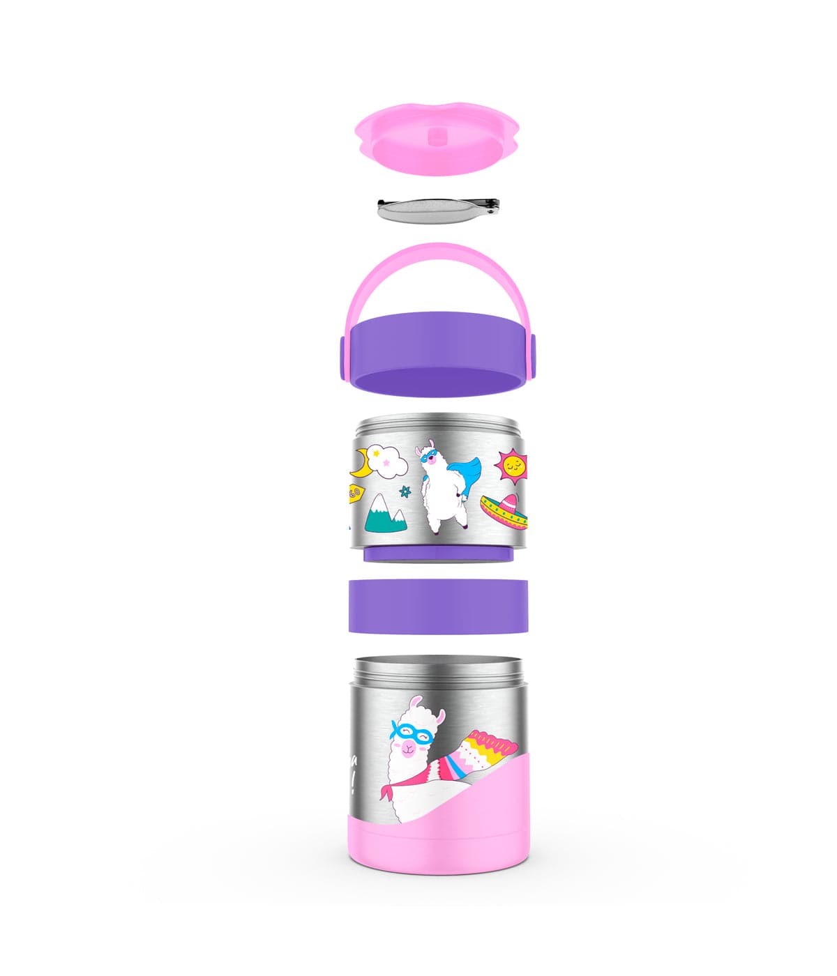 Mealmate Max Insulated Lunch Flask with Add on Steel Container 700 ML