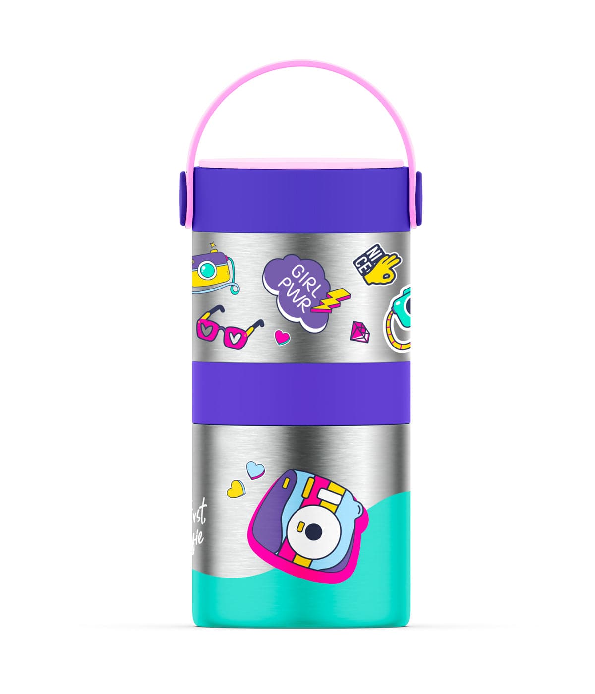 Mealmate Max Insulated Lunch Flask with Add on Steel Container 700 ML