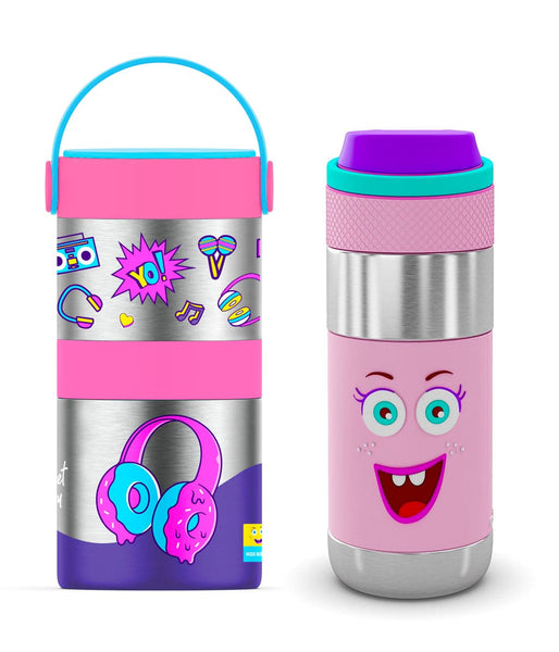 Vacuum Insulated Stainless Steel Water Bottle for Kids Water Bottle Double  Walled Thermos Flask Bottle Baby Sipper Bottle Multicolor 1 PCS (350 ML)