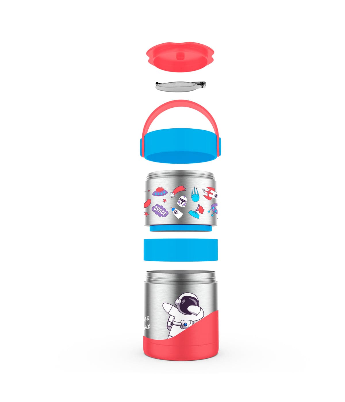 Mealmate Max Insulated Lunch Flask with Add on Steel Container 700 ML