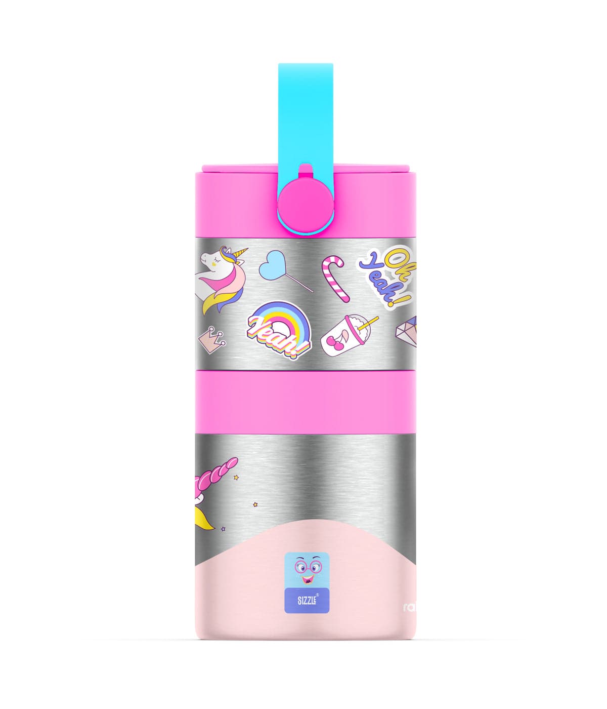 Mealmate Max Insulated Lunch Flask with Add on Steel Container 700 ML