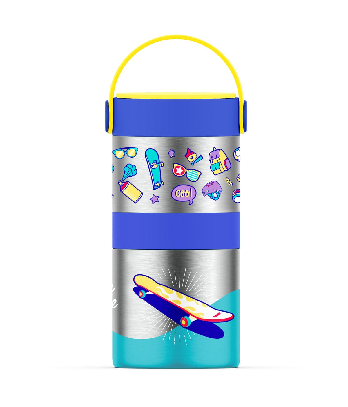 Mealmate Max Insulated Lunch Flask with Add on Steel Container 700 ML
