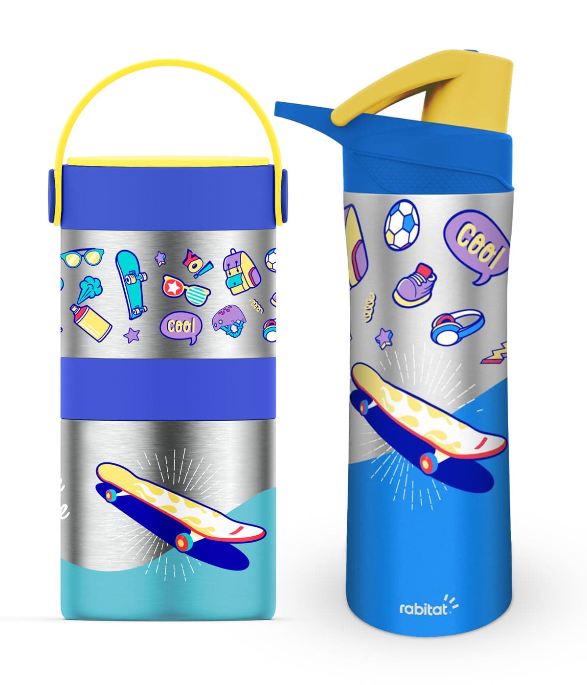 Picnic Set (Meal Mate Max Food Jar + Nutrilock Insulated Bottle)