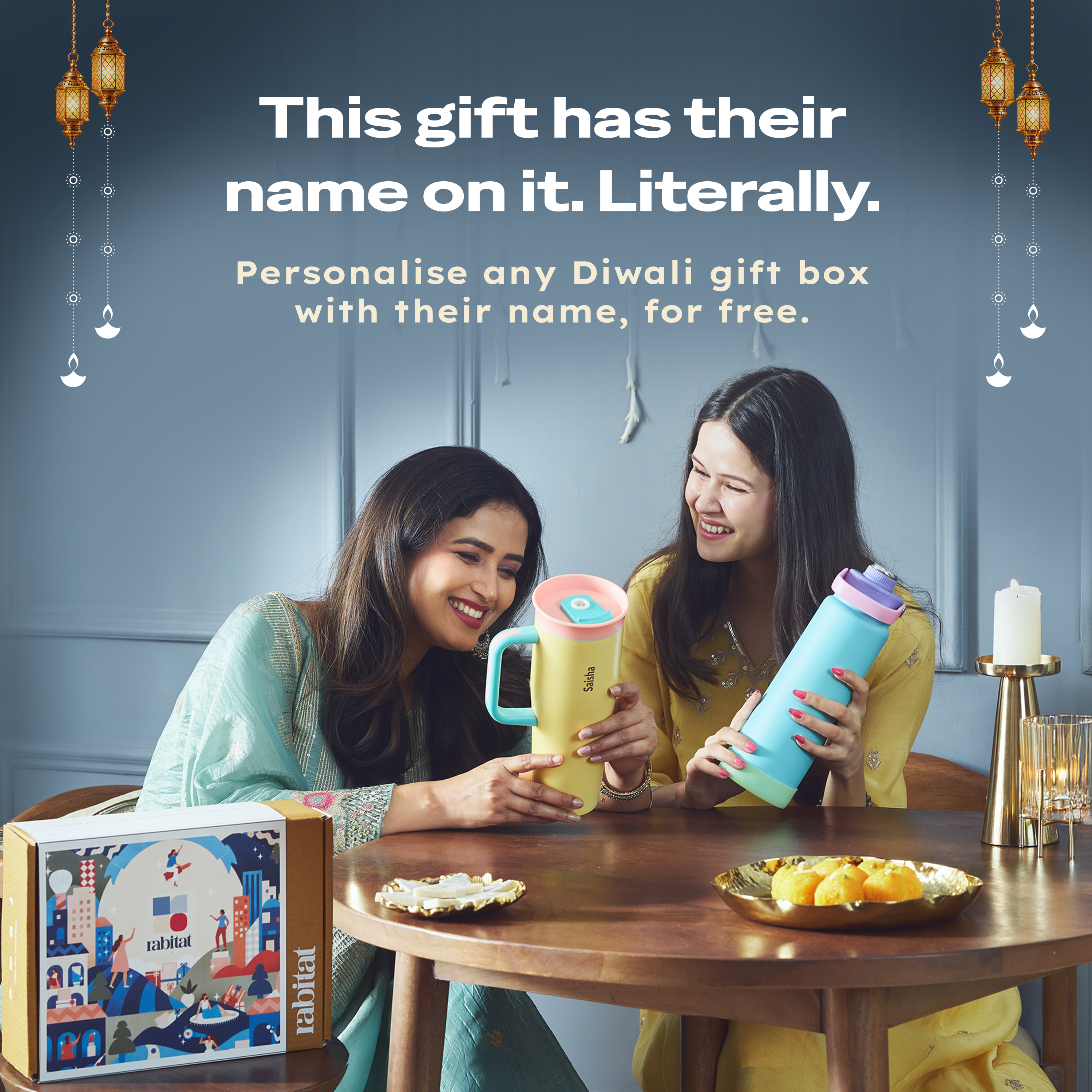 This gift has their name on it. Literally.